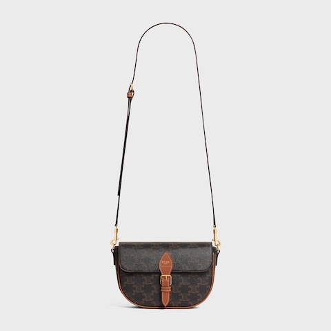 FOLCO SHOULDER BAG IN Triomphe Canvas and Calfskin - Image 5